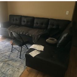 Black couch