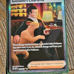 Giovanni's Charisma 204/165 Sv: Scarlet & Violet 151 Holo
