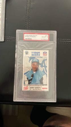 1989 Lions police trading card