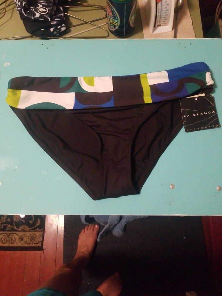 LA BLANCA Bikini Swim Suit Bottoms New With Tags   Size 14