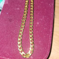 20 Inches Cuban Link Chain 18k Gold Filled 6mm