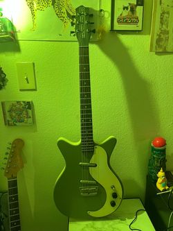 Danelectro Olive Green Electric Guitar