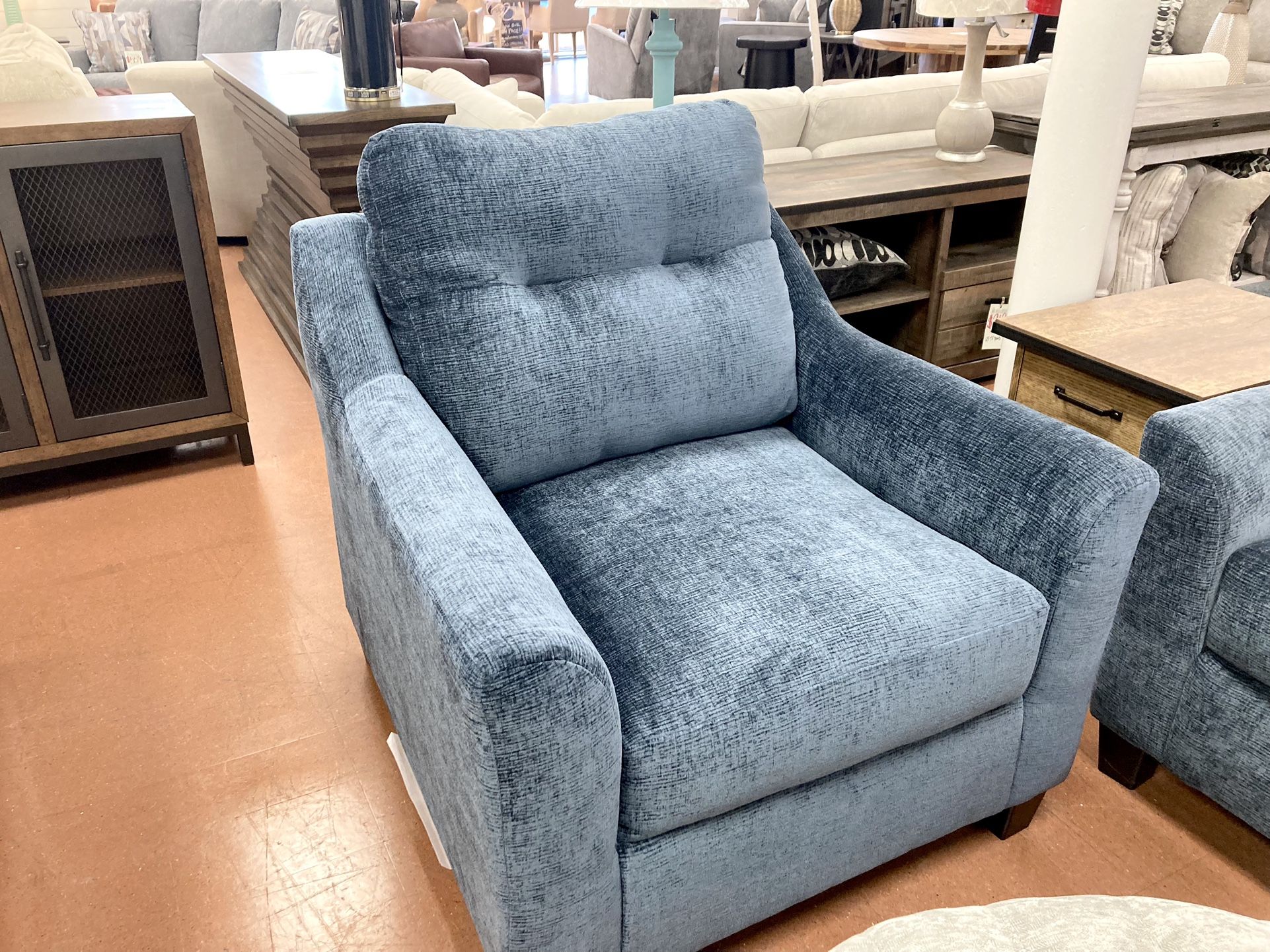 New Blue Accent Chair — TAKE IT HOME