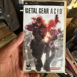 PSP Metal Gear Acid Game