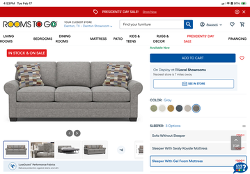 Cindy Crawford Sofa Sleeper