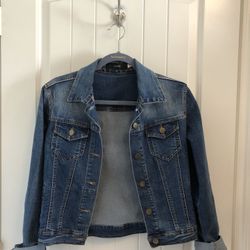 Women Blue Jean Jacket Size Medium