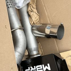 MBRP 5 inch Installer Series DPF Back Stainless Steel Exhaust for 2017-2020 Ford Powerstroke 6.7L 
