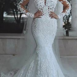 Lace Wedding  Dress