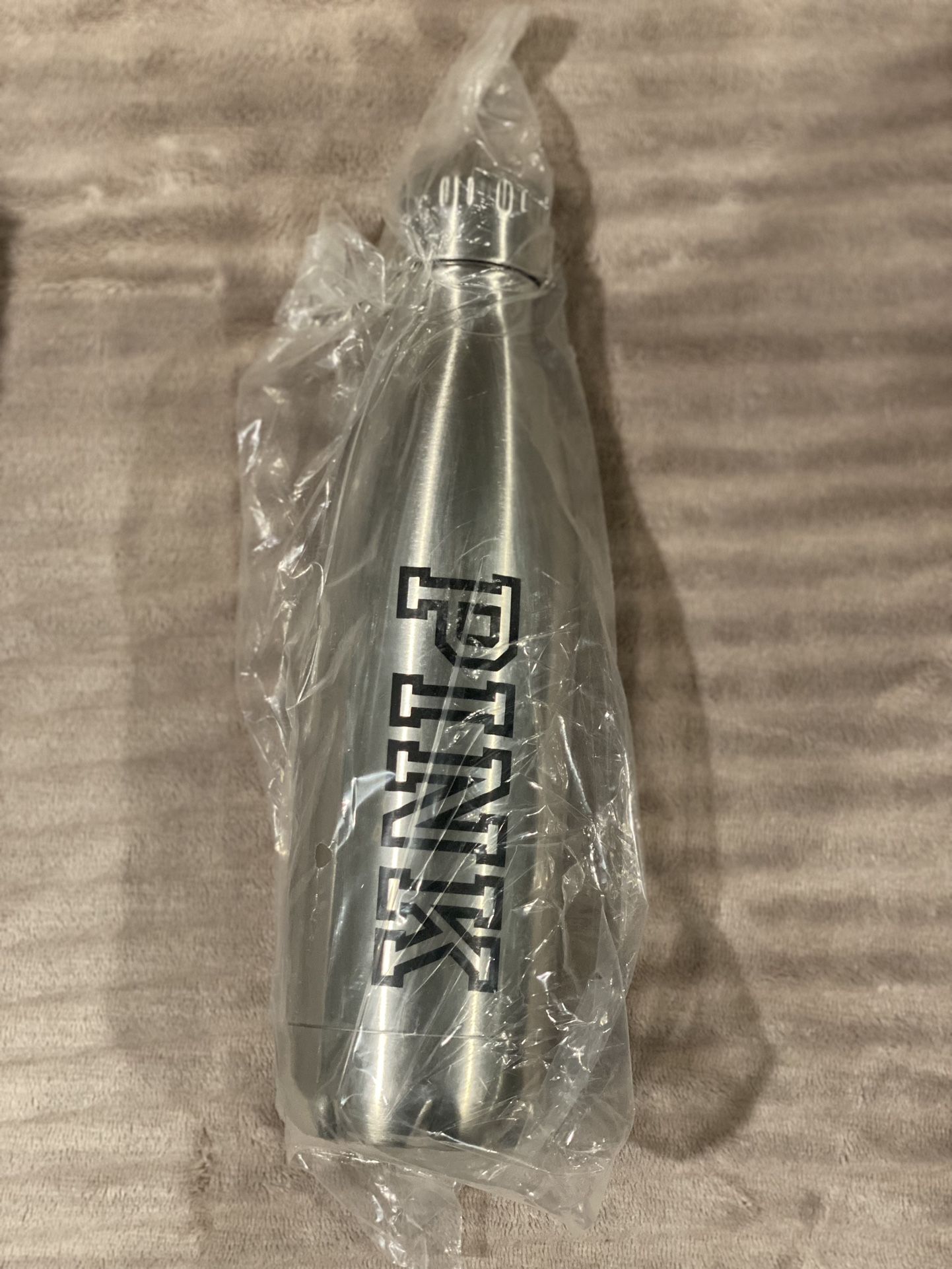 VS Pink Stainless Steel Water Bottle