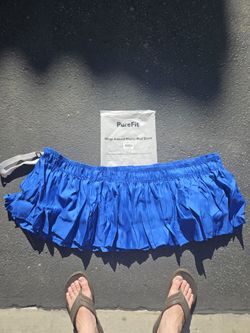 PureFit Queen & King Classic Blue Elastic Bed Skirt