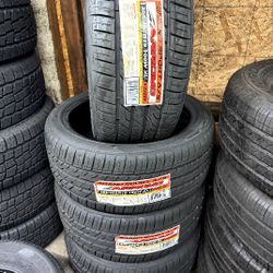 SET OF FOUR NEW TIRES 255/40/19 ARROYO GRANDSPORT ALL SEASON INCLUDING MOUNT AND BALANCE, ASK ME FOR SIZES AND BRANDS 