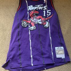 Mitchell Ness NBA Raptors Vince Carter 15 Hardwood Classics Jersey XL youth