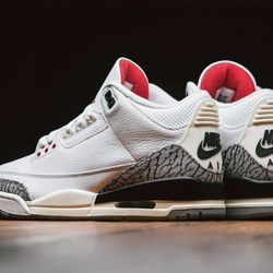 Air Jordan Retro 3 White Cement Size 8.5