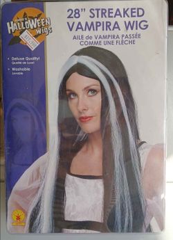 Rubie's 28" Streaked Vampira Wig