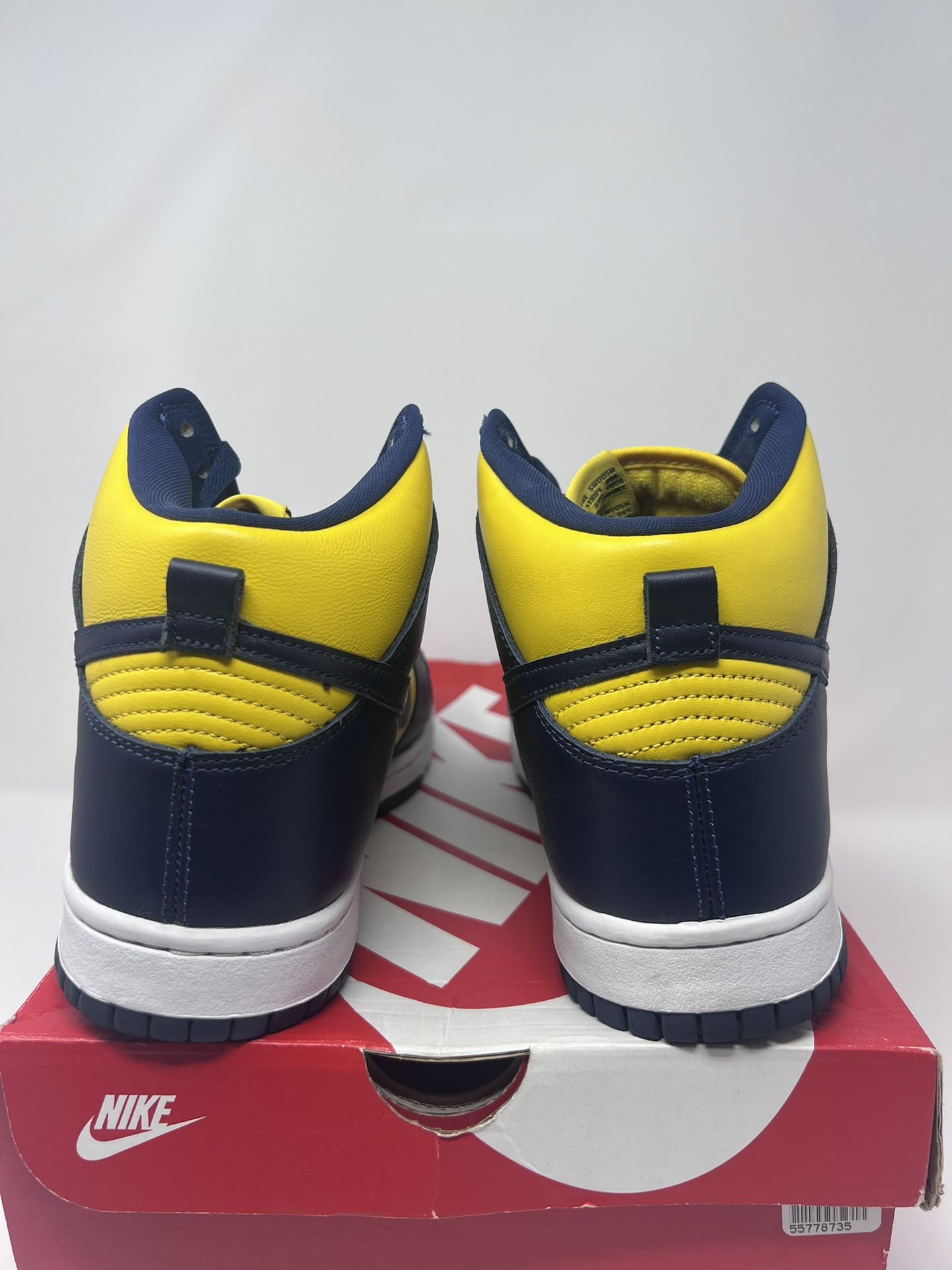 Nike Dunk High Michigan 2020 Varsity Maize Midnight Navy CZ8149