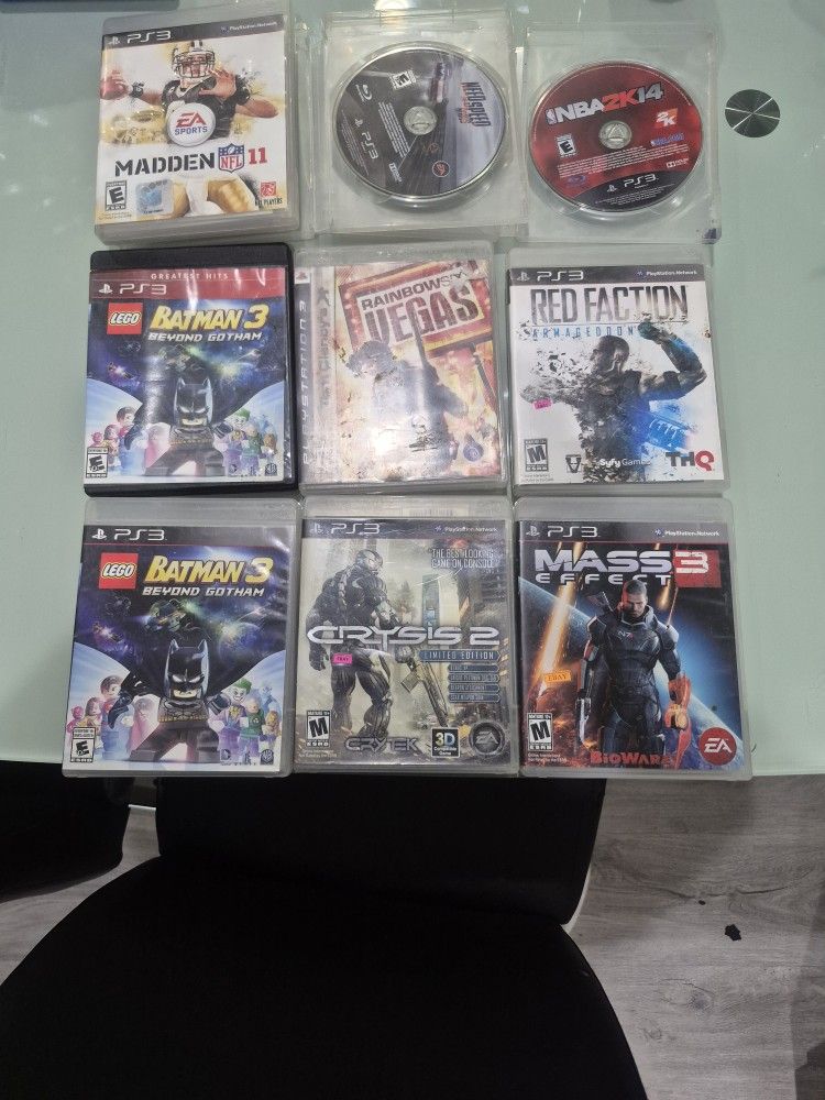 Ps3 Games $90 For All Of Them In Good Condition