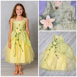 Princess Tiana Disneyland resort cosplay Halloween costume size large kids 10-12