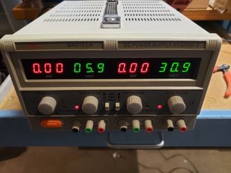 Mastech LINEAR DC POWER SUPPLY 30V 5A HY3005F-3 TRIPLE OUTPUTS