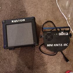 Mini Kinta Irc Dj Light And Kustom Mini Guitar Amp