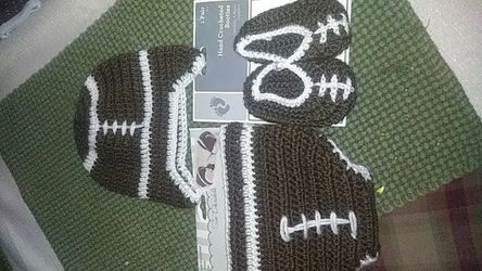 Baby Crochet football outfit