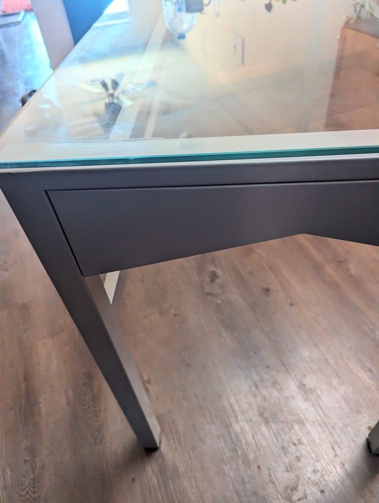 Nice Glass Table With Chair Can Be Sold Separately