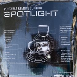 Portable Remote Control Spotlight