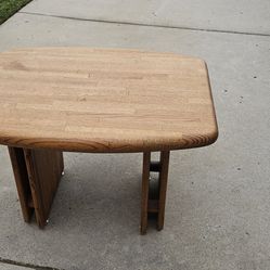 Oak end table