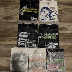 Cough Syrup Shirts (DEALS IN DESCRIPTION)