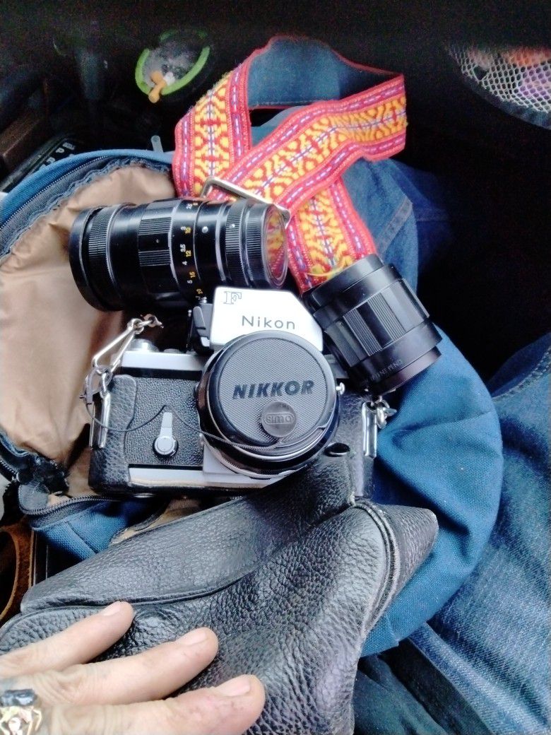 Nikon F Series Camera With Extra Lense