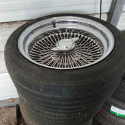 17x9 Dayton Wire Wheels