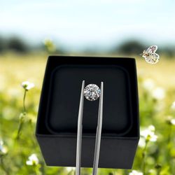 For Jewelry Round Shape Lab Grown Certified Diamond 
