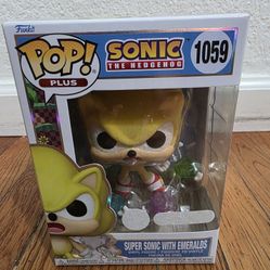 Funko POP!  Plus: Super Sonic with Emeralds Figure