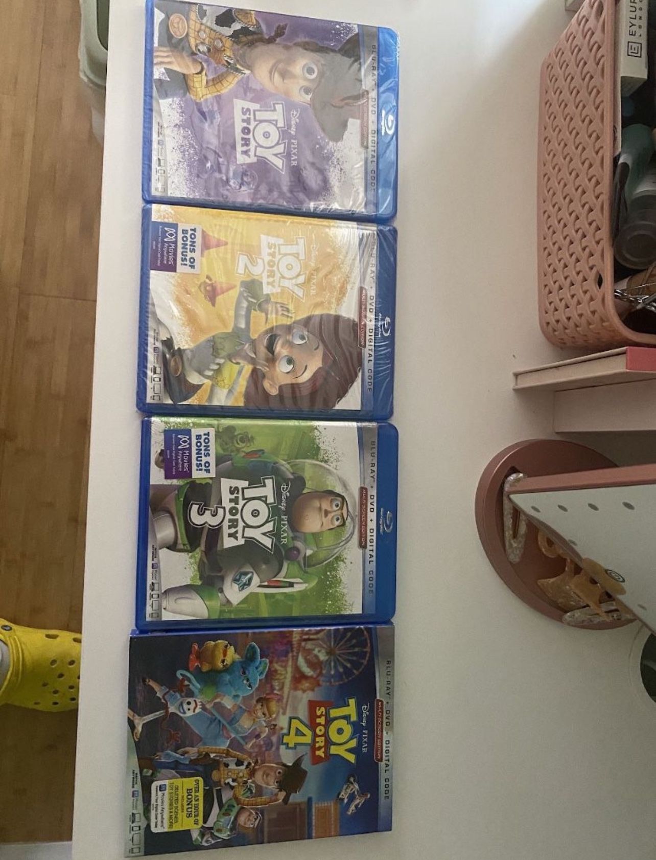 Toy Story Full Blu Ray,DVD, Digital Code Collection