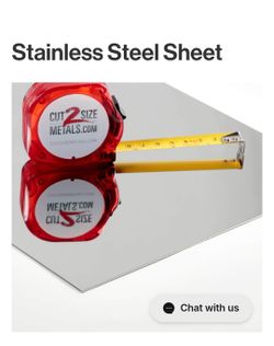 16g stainless steel sheet mirror finish 4x7.5