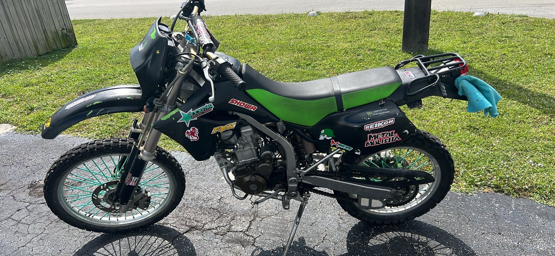 Kawasaki 250 Street Legal Dirt Bike  