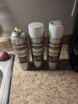 Rustoleum Inverted Striping Paint Yellow 18 Oz Cans