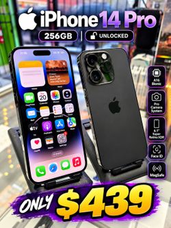 🔥 **iPhone 14 Pro – 256GB – ONLY $439!** 🔥📱
💎 Premium Apple design without the premium price!
✅ 256GB Storage