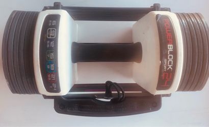 Single PowerBlock Sport 24 Adjustable Dumbbell (Up to 24 lbs)