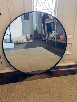 Round Wall Mirror 24 inch