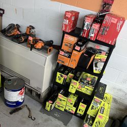 Milwaukee/Ryobi/rigid power tools