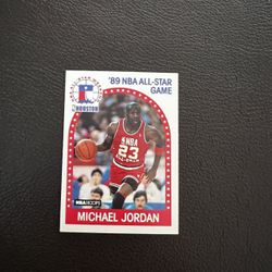 Michael Jordan 1989 All-Star Card