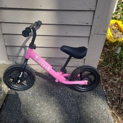 First Balancing Bike For Girls (No Petals)