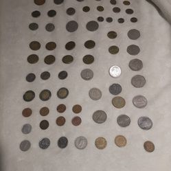 Lot Of Various Countries Coins