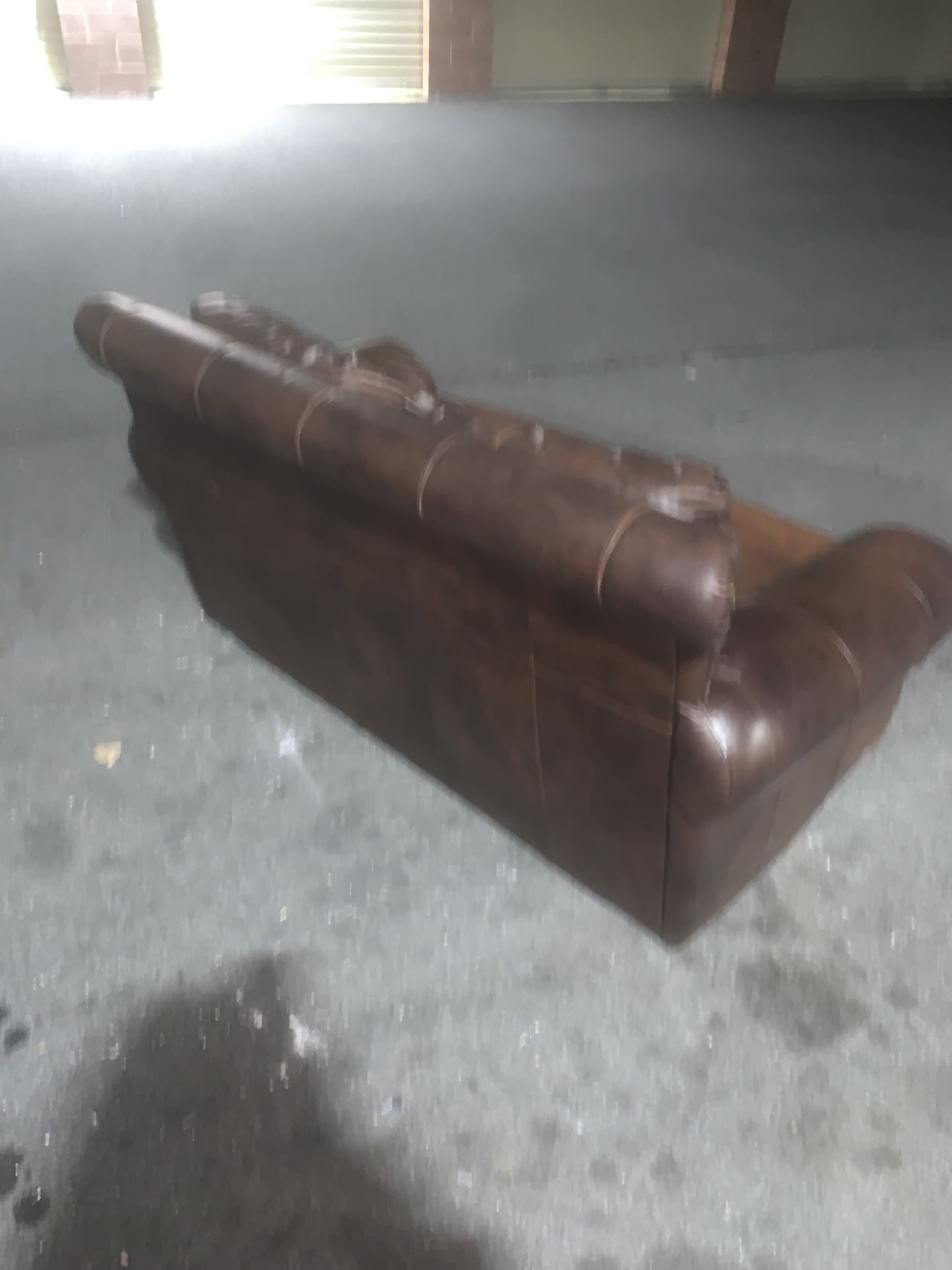 Brown Leather Couch Set 100%Real Leather