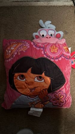 Vintage 2000s Dora pillow