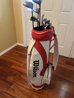 GOLF, Female Or  Senior Full Set, Wilson Irons Wilson Bag