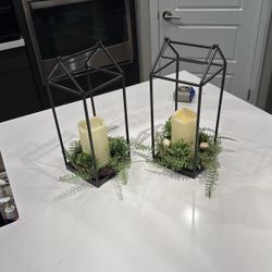 Decorative candle set