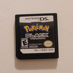 Pokémon Black 3DS Game 