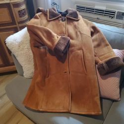 Shearling 3/4 Coat