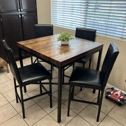 Small Kitchen Table Sits 4